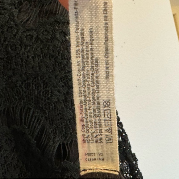 Free People Black Lace Dress - Picture 6 of 7